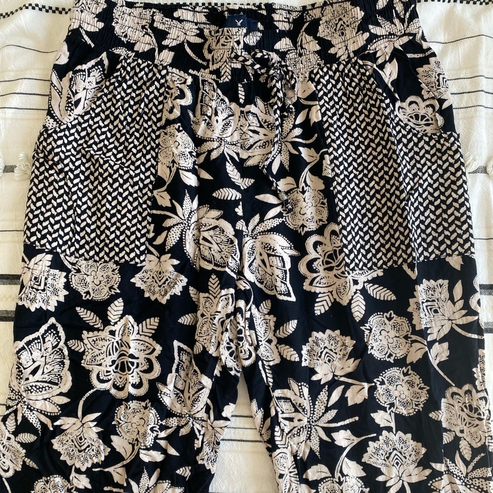 Boho print joggers